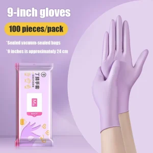 Nitrile Disposable Gloves Food Grade Labor Protection and Cleaning Gloves Durable Kitchen Cleaning Gloves Cooking