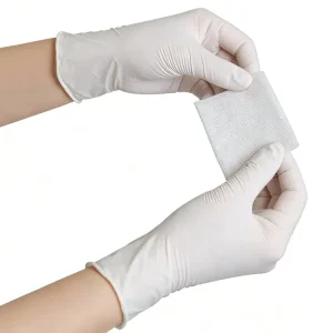 Nitrile Gloves Health Examination Waterproof Non slip Disposable White Powder Free 4mil Nitrile Gloves for Medical