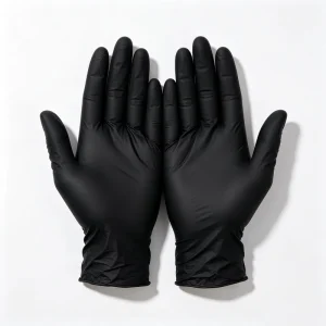 Nitrile High Elasticity Disposable Gloves Pure Nitrile PVC Rubber Latex Labor Protection Safety Gloves Teeth Multipurpose