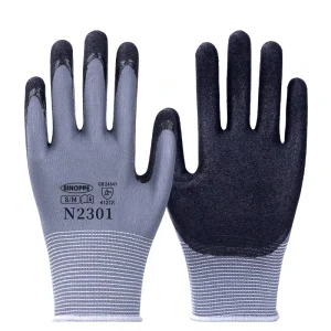 Nitrile Rubber Gloves Winter Safety Glove Anti Slip Builders Work Gloves Safety Oil Resistance Welding Safety Gloves