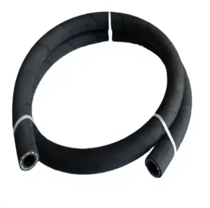 Non-Conductive Black Oil-Resistant AN12 Braided Push-On Rubber Fuel Hose for Gasoline Engines