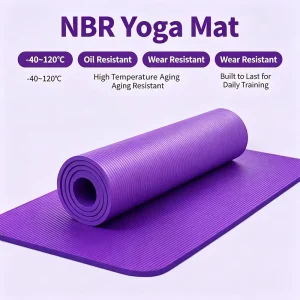 Non Odor Comfort Yoga Mat Anti Skid Surface For Indoor Exercise Pilates Gym Training Daily Fitness Accessories