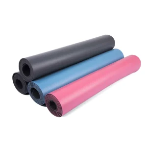 Non Slip New Design Custom Logo Durable Natural Pink Luxury PU Rubber Yoga Mat