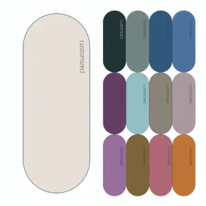 Non Slip Pilates & Yoga Mat Solid Color Rubber for Women’s Fitness and Weight Loss