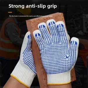 Non Slip Rubber Work Gloves Oil Resistant Cold Resistant Thickened Breathable Wear Resistant Industrial Safety Gloves