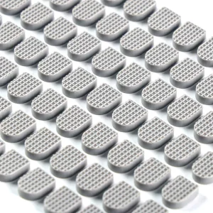 Non-Slip Self-Adhesive Mesh Silicone Rubber Gasket Shock-Absorbing Foot Pad