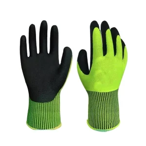 Non Slip Wear Resistant Safety Gloves Coated Rubber for Construction Gardening Protective for Hands