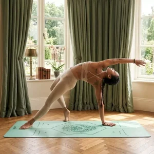 Non Slip Wear Resistant Shock Absorbing Waterproof Luxury Fitness Pilates Travel Eco Friendly Natural Rubber 5mm Yoga Mat