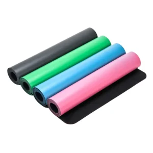 Non Slip for Pilates Meditation Exercise Natural Rubber PU Yoga Mat