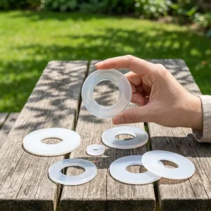 Non-Standard Silicone Gasket Food-Grade FDA Clear Rubber Seal Irregular Shape Spacer for Industrial Sealing