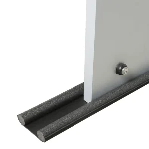 Non-Toxic Odorless 1 m Door Bottom Seal Strip Rubber Weather Strip for Windows and Doors