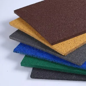Non pollution Plastic & Rubber Granules with Eco Friendly Shock Absorption for Multi sport Outdoor Safety Flooring