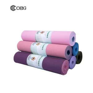 Non slip 6mm High Quality Natural Rubber Yoga Mat Customized TPE Yoga Mat Eco Friendly Yoga Mat