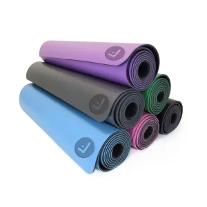 Non toxic Natural Rubber Pu Yoga Mats 4mm Thickness Factory Price Yoga Exercise Mat for Yoga and Workout