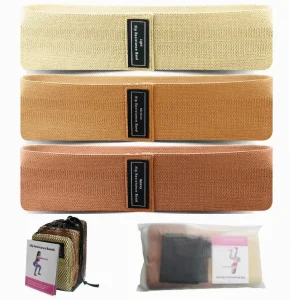 Nude Brown Latex Fitness Booty Exercise Rubber Loop Band Hip Circle Thigh Master Resistance Bands Elastic Workout Band
