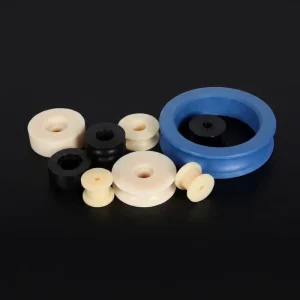 Nylon Bushing Spacer Ring Washer CNC Machined Precision Components Industrial Engineering Manufacturing Fabrication