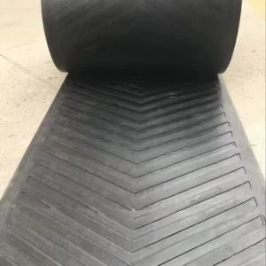 Nylon Conveyor Belt with Herringbone Pattern Anti Slip Wear-Resistant High Temperature Resistant Industrial