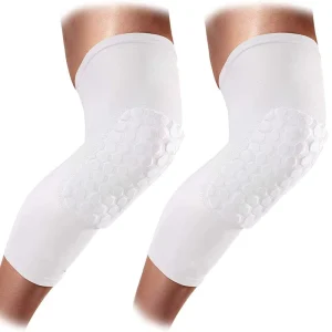 Nylon Soft Rubber EVA with Honeycomb Compression Design for Running and Cycling Durable Fitness Sports Knee Pads