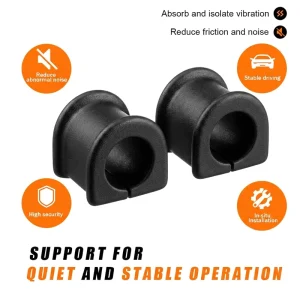 OEM 48815-04040 Rear Stabilizer Bar Bushing High-Density Rubber Anti-Roll Bar Bushing for Toyota Car Suspension