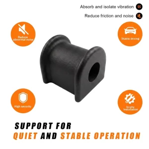OEM 48815 06040 Sway Bar Stabilizer Bushing High Density Rubber Anti Roll Bar Bushing OE Standard for Toyota Suspension