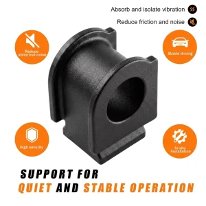 OEM 48815 0C050 Stabilizer Anti Roll Bar Bushing Heat Resistant Rubber Sway Bar Mount Bushing for Toyota Vehicle Suspension