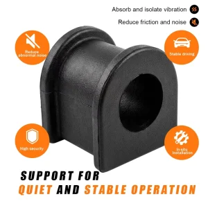 OEM 48815 0K010 Rear Stabilizer Bar Bushing High Damping Natural Rubber Sway Bar Bushing for Toyota Car Suspension System