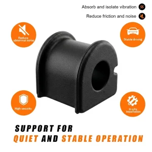 OEM 48815 12340 Stabilizer Anti Roll Bar Bushing Heat Resistant Rubber Sway Bar Mount Bushing