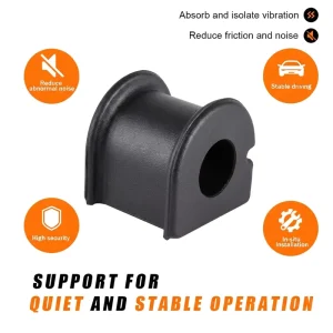 OEM 48815 22040 Factory Direct Sway Bar Bushing Abrasion Resistant Rubber Stabilizer Bracket for Toyota Aftermarket