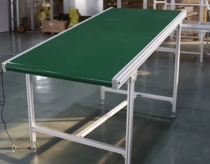 OEM Adjustable PVC Aluminium Belt Conveyor with Adjustable Speed and Height, Automatic Motorized