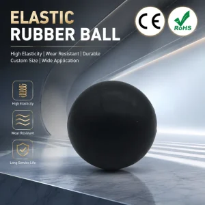 OEM Custom Elastic Rubber Ball High Elasticity Rubber Sphere Flexible Rubber Parts For Mechanical Protection