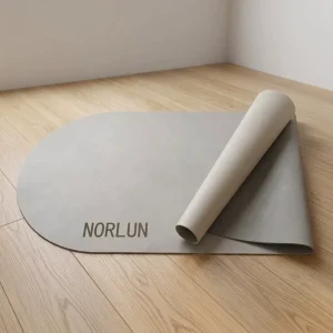 OEM Custom PU Yoga Mat with Natural Rubber, Non-Slip, Eco-Friendly, Carrying Strap