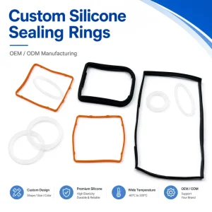 OEM Custom Silicone Rubber Gasket and Sealing Ring for Industrial Control Cabinets and Electrical Equipment Enclosures