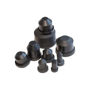 OEM Customize Sealing Silicone NBR Rubber End Cap With Various Sizes Color Fixed Rubber Plug Sealing Parts Rubber Stopper