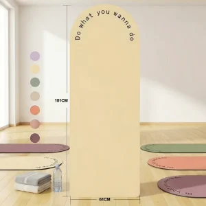 OEM Double-Sided TPE Yoga Mat with Two-Tone Composite Material and Custom Thickness