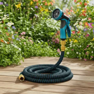 OEM Expandable Latex Garden Hose 50/100/150FT 3X Stretch with Storage Bag Anti-Kink Flexible Watering Hose