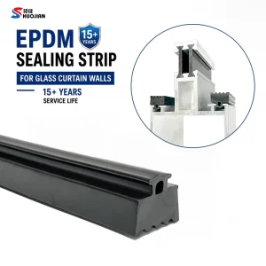 OEM Extruded EPDM Rubber Seal Strip for Curtain Wall Glass Rubber Gasket Long Service Life UV Resistant
