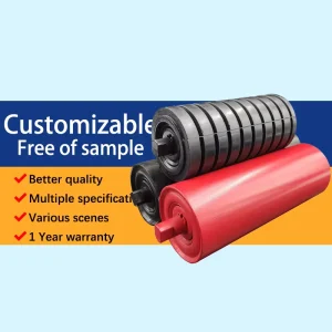 OEM Factory Conveyor Idler Wheel Roller Rubber Material Carrying And Painting Wheel Rollers