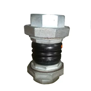 OEM Galvanized Union Connection Rubber Expansion Joint Pipe Fittings PN10 PN40 DN15 DN80 Forged Construction