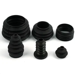 OEM ODM Customized Molded Cars Used SR NBR EPDM Flexible Rubber Bellows Boot Dustproof Covers