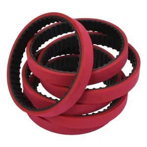 OEM Seamless T10 720 6mm Red Vulcanized Timing Belt Customizable 6mm Red Rubber Coating for Packing Machine Transmission Belts