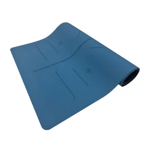 Ocean Blue Non Slip Absorbent Natural Rubber 6mm Thick 183cm Rectangle Universal Yoga Mat Model 001