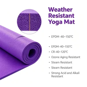 Odor Free Yoga Mat Recyclable Raw Material