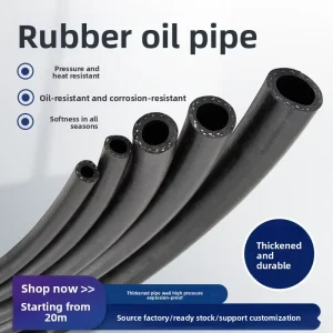 Oil-Resistant Nitrile Rubber Automotive Heater and Cooling Hose, -20 to 120 C