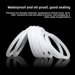 Oil-Resistant Silicone and Rubber O-Ring Seal 1.8 mm Wire Diameter 1.8-80 mm Inner Diameter for Machinery