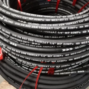 Oil-Resistant Spiral Hydraulic Rubber Hose for Vessels