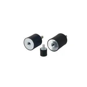 Oil Weather Resistant VD Type Cylindrical Rubber Shock Absorber Inner Outer Thread Motor Mount Anti Vibration Foot Pad