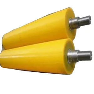 Oil and Chemical Resistant Rubber Roller with Silicone, PU, NBR, EPDM, and SBR Materials