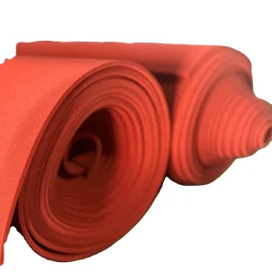Open Cell Red Silicone Foam Sheets 140KGS 160KGS 200KGS Silicone Foams for Iroing Tables