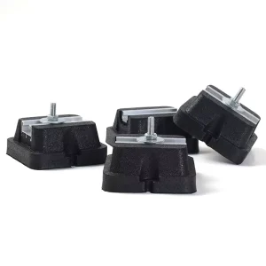 Outdoor Industrial Manual Mounting Anti Vibration AC Rubber Foot Pads for Home Central Air Conditioning Eco Friendly Durable