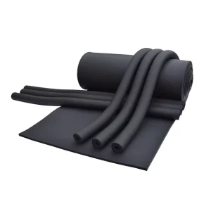 Outdoor PVC/NBR Insulation Pipe Sleeve, Flame Retardant, Antifreeze, Heat Insulation, -40C to +100C